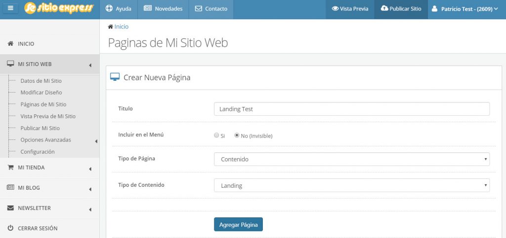Sitio Express